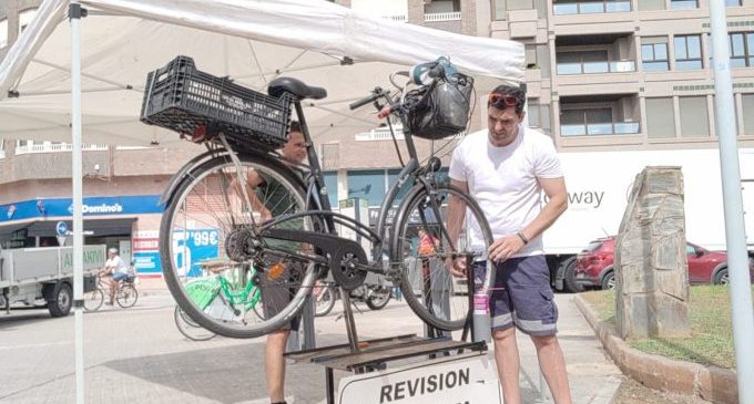 La Setmana Europea de Mobilitat Sostenible de Castelló es trasllada als barris amb la inspecció tècnica de bicicletes gratuïta