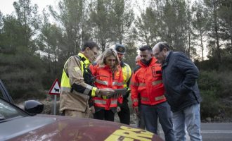 El Consorcio de Bomberos de la Diputación Provincial de Castellón da por estabilizado el incendio forestal de Les Useres