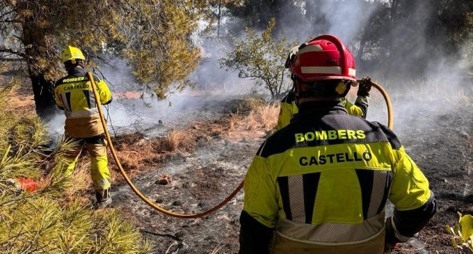 Extinguido el incendio en las proximidades de la ermita de la Magdalena de Castellón