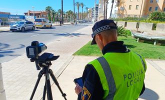 La Policía Local de Benicarló refuerza el control de la velocidad en vías urbanas e interurbanas
